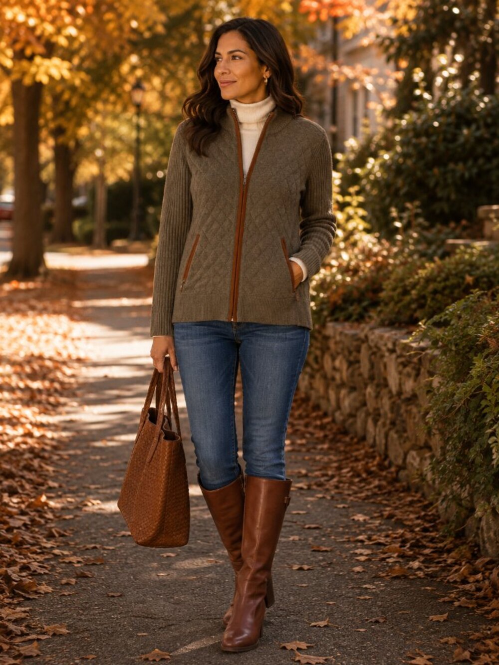 Brooks Brothers Wool Blend Sweater Jacket – Size L